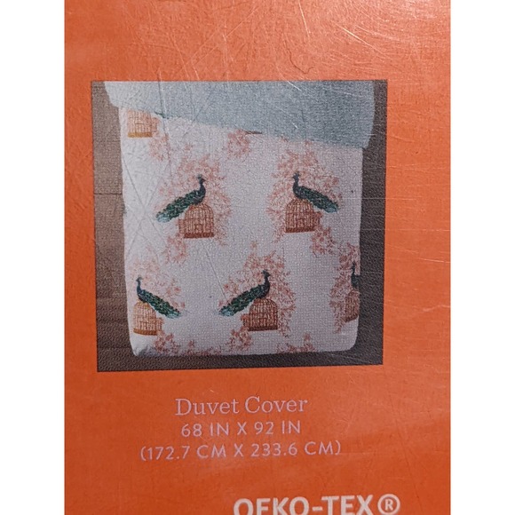 Opalhouse Blue and White Duvet Cover Set Bedding - Picture 4 of 7